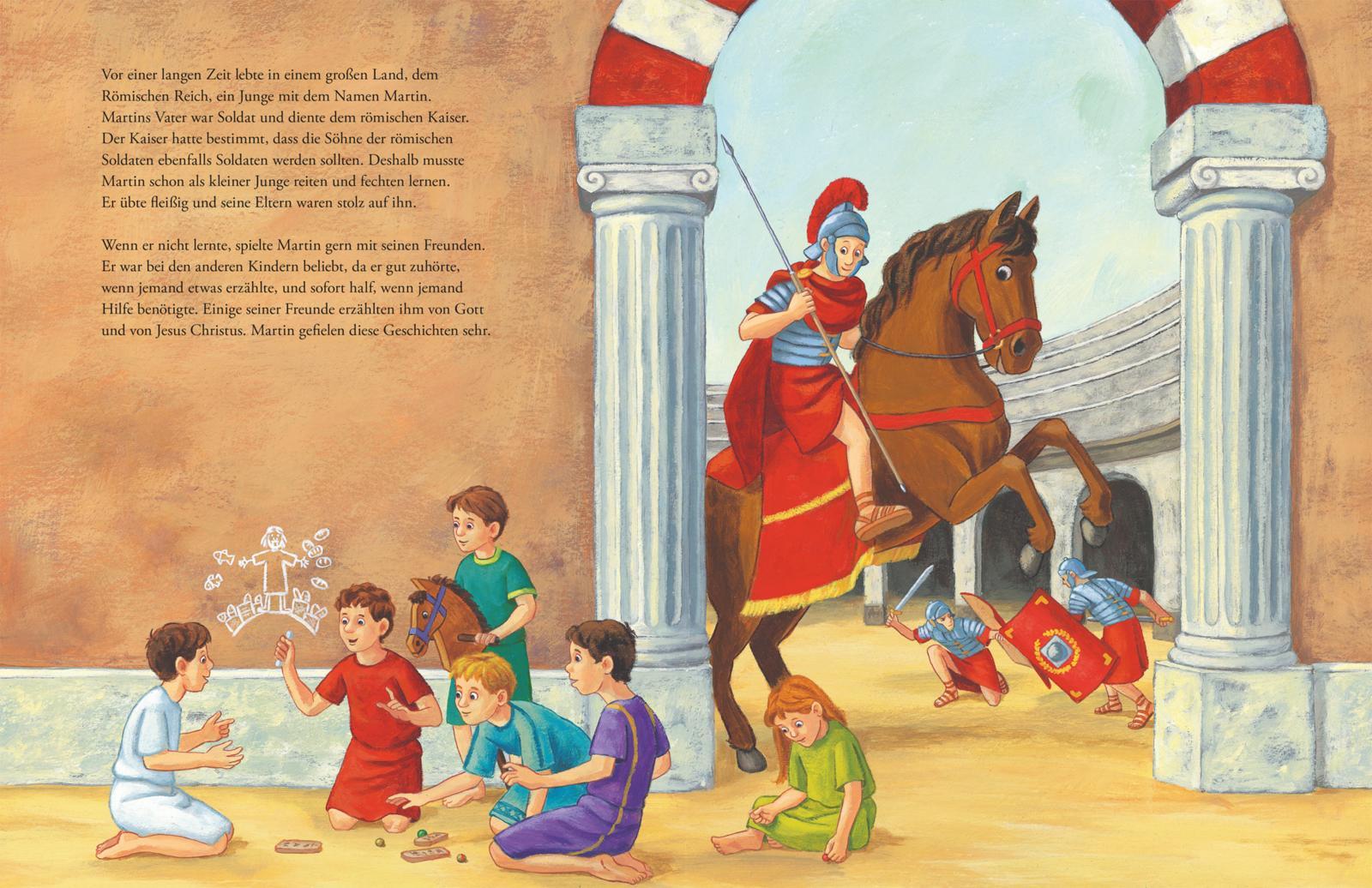 Beispielinhalt (Bild) Die Geschichte von Sankt Martin