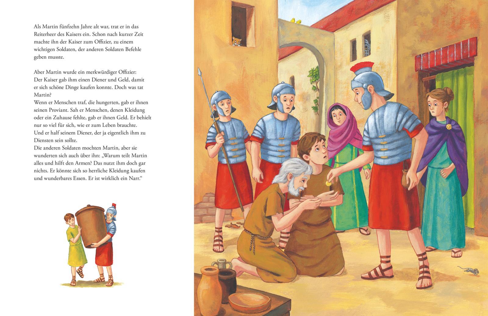 Beispielinhalt (Bild) Die Geschichte von Sankt Martin