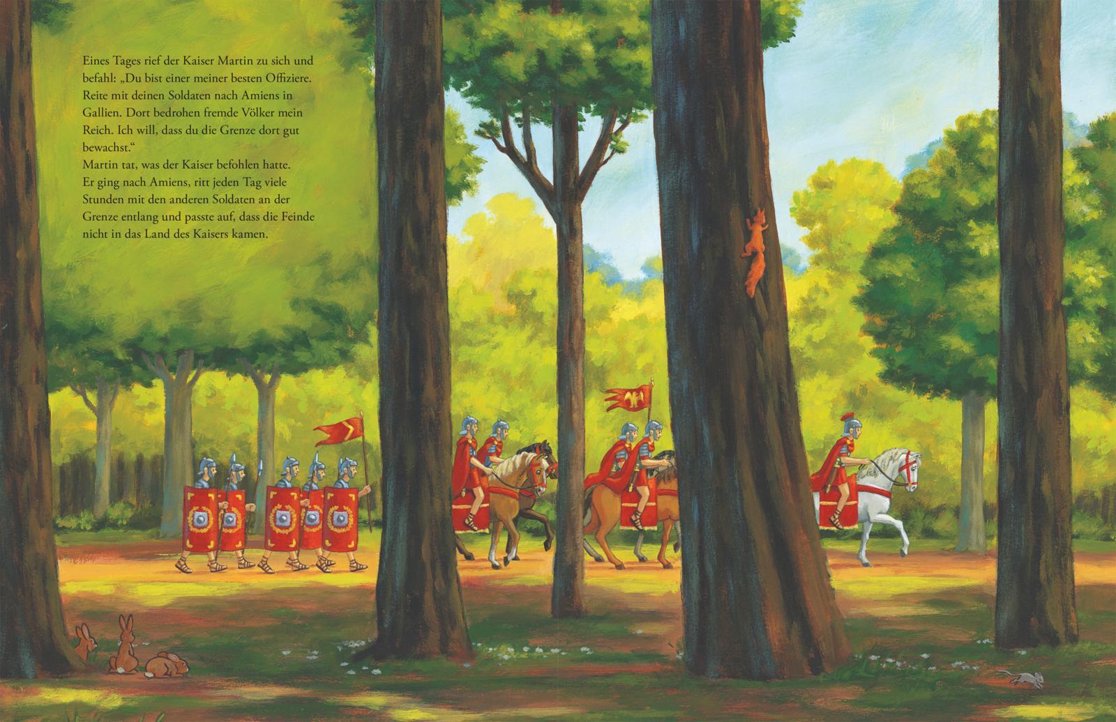 Beispielinhalt (Bild) Die Geschichte von Sankt Martin