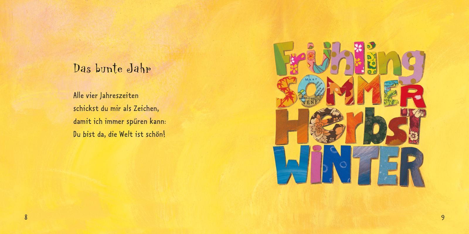 Beispielinhalt (Bild) Mein kleines Buch der Kindergebete