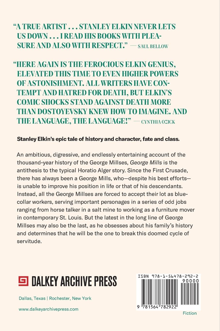 Rückseitencover George Mills