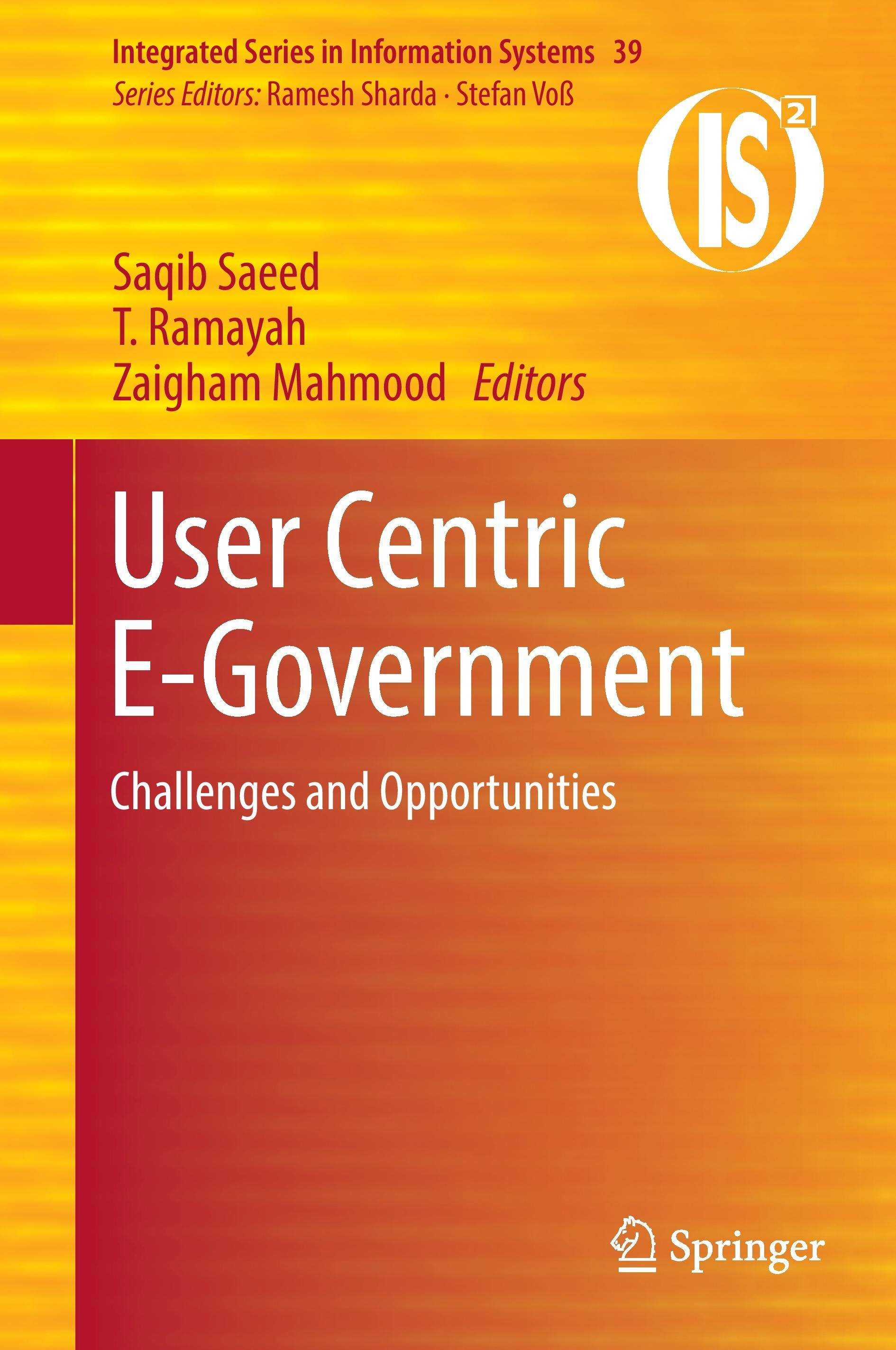 Vorderes Coverbild User Centric E-Government