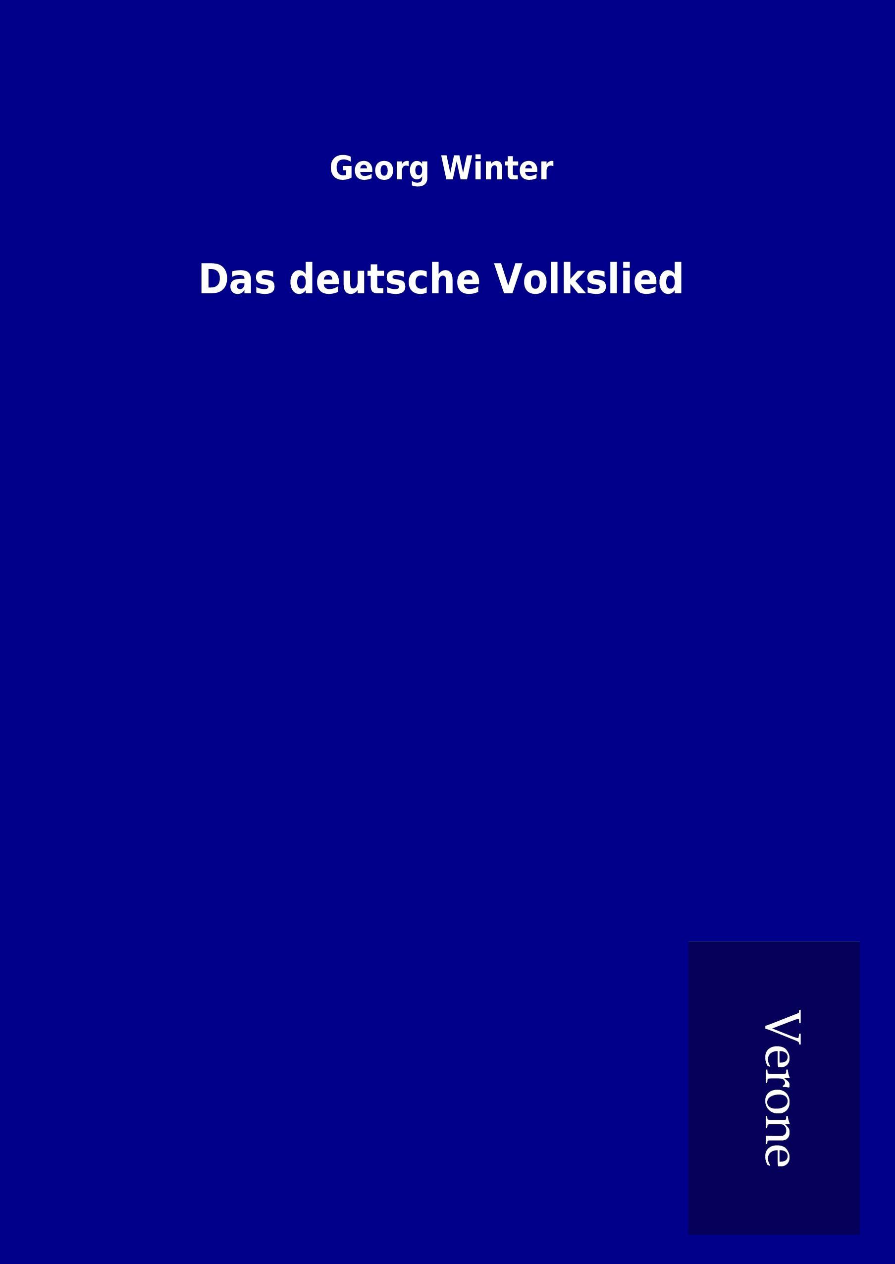 Vorderes Coverbild Das deutsche Volkslied