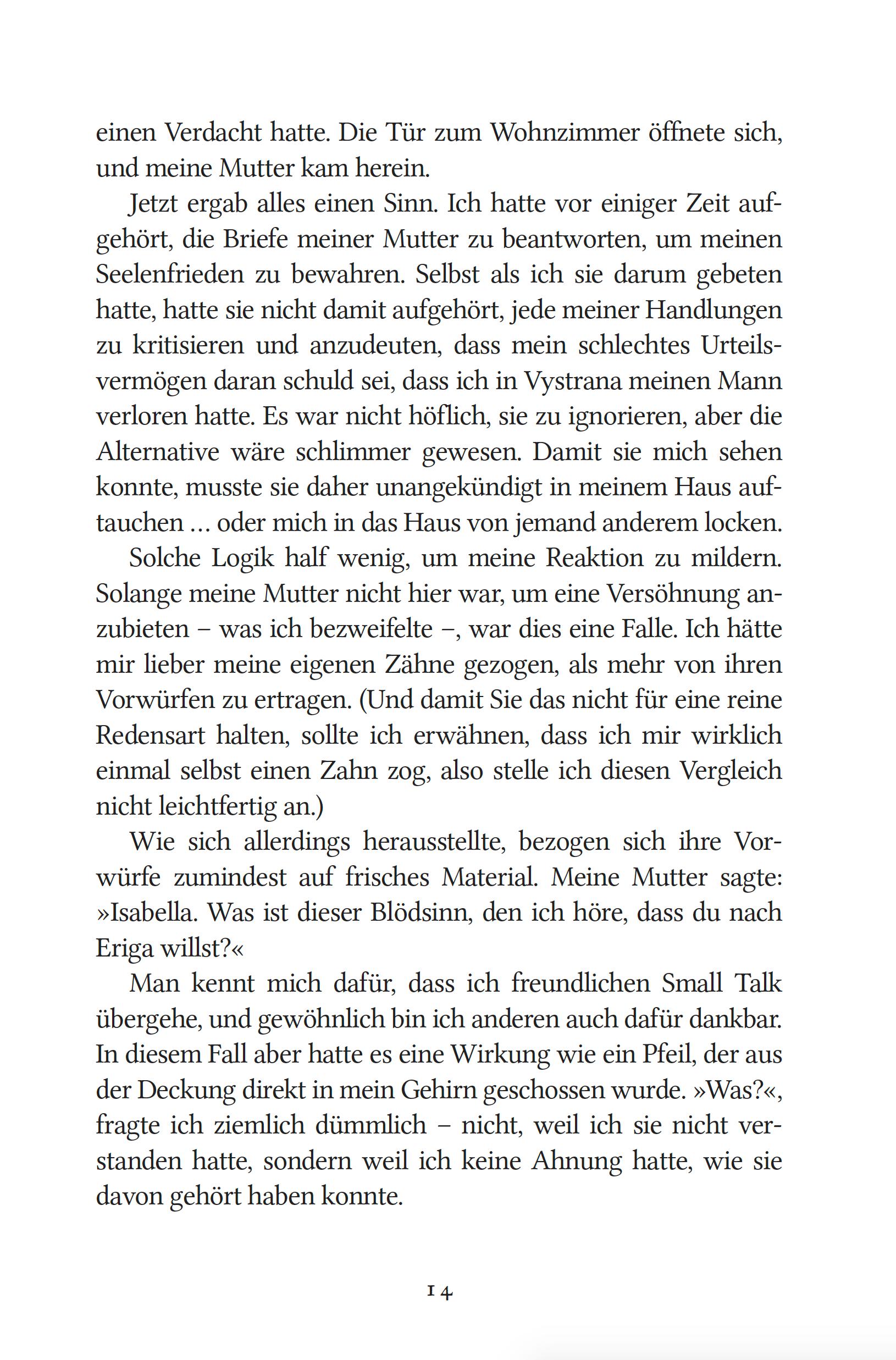 Beispielinhalt (Bild) Lady Trents Memoiren 2