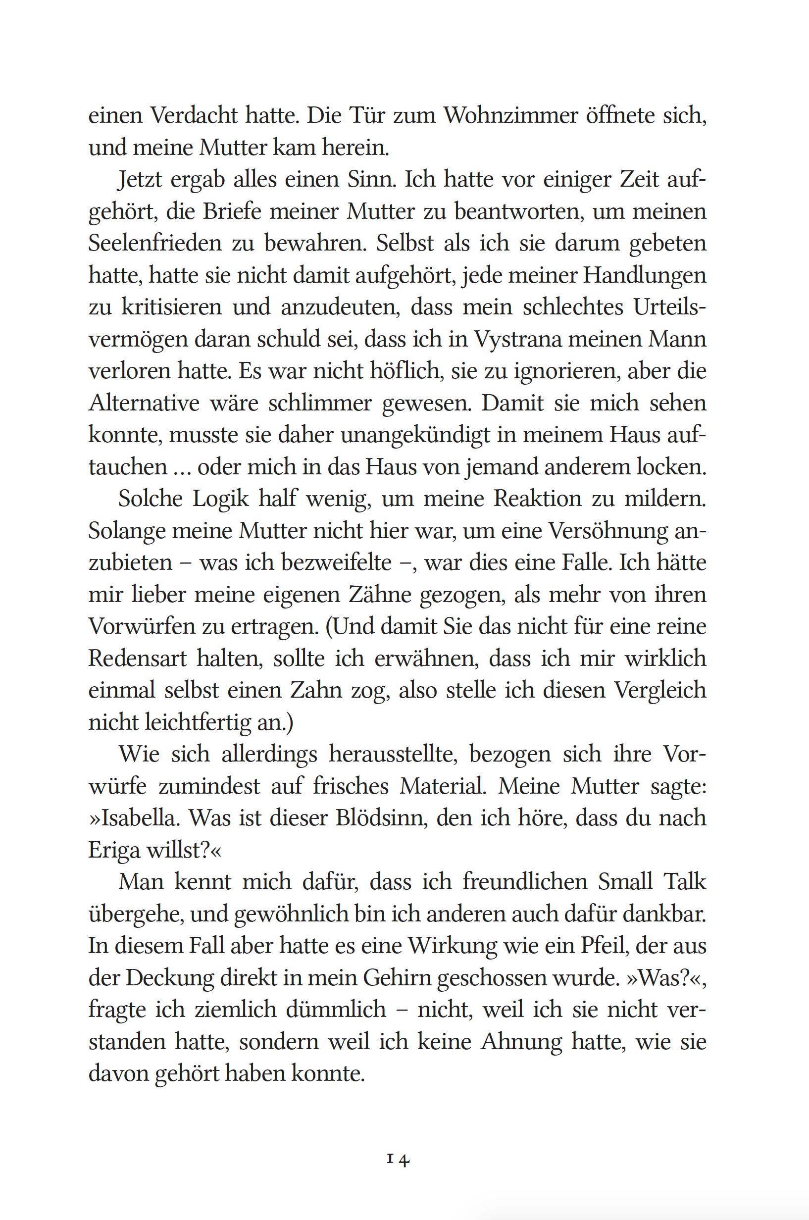Beispielinhalt (Bild) Lady Trents Memoiren 2