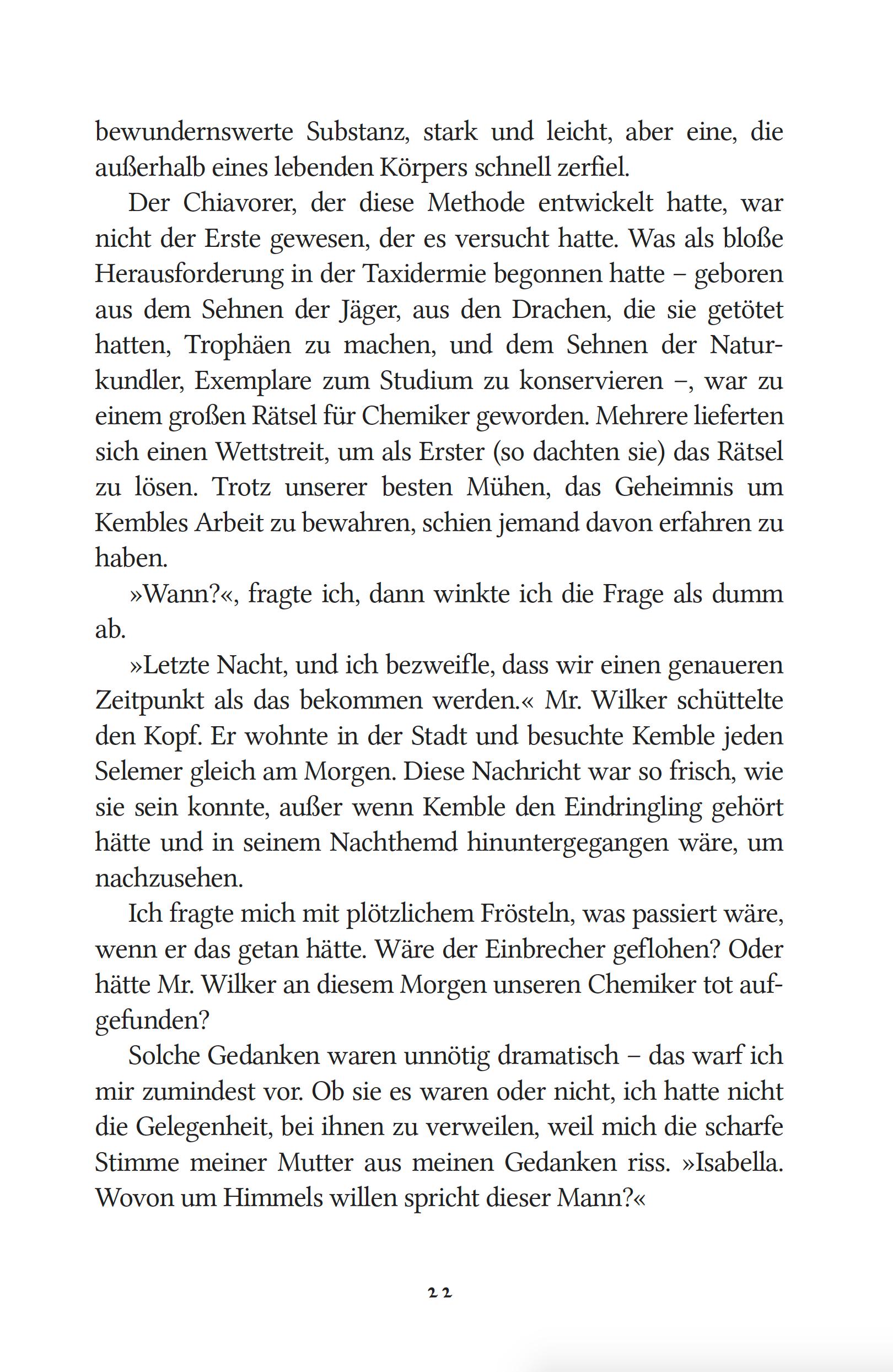 Beispielinhalt (Bild) Lady Trents Memoiren 2