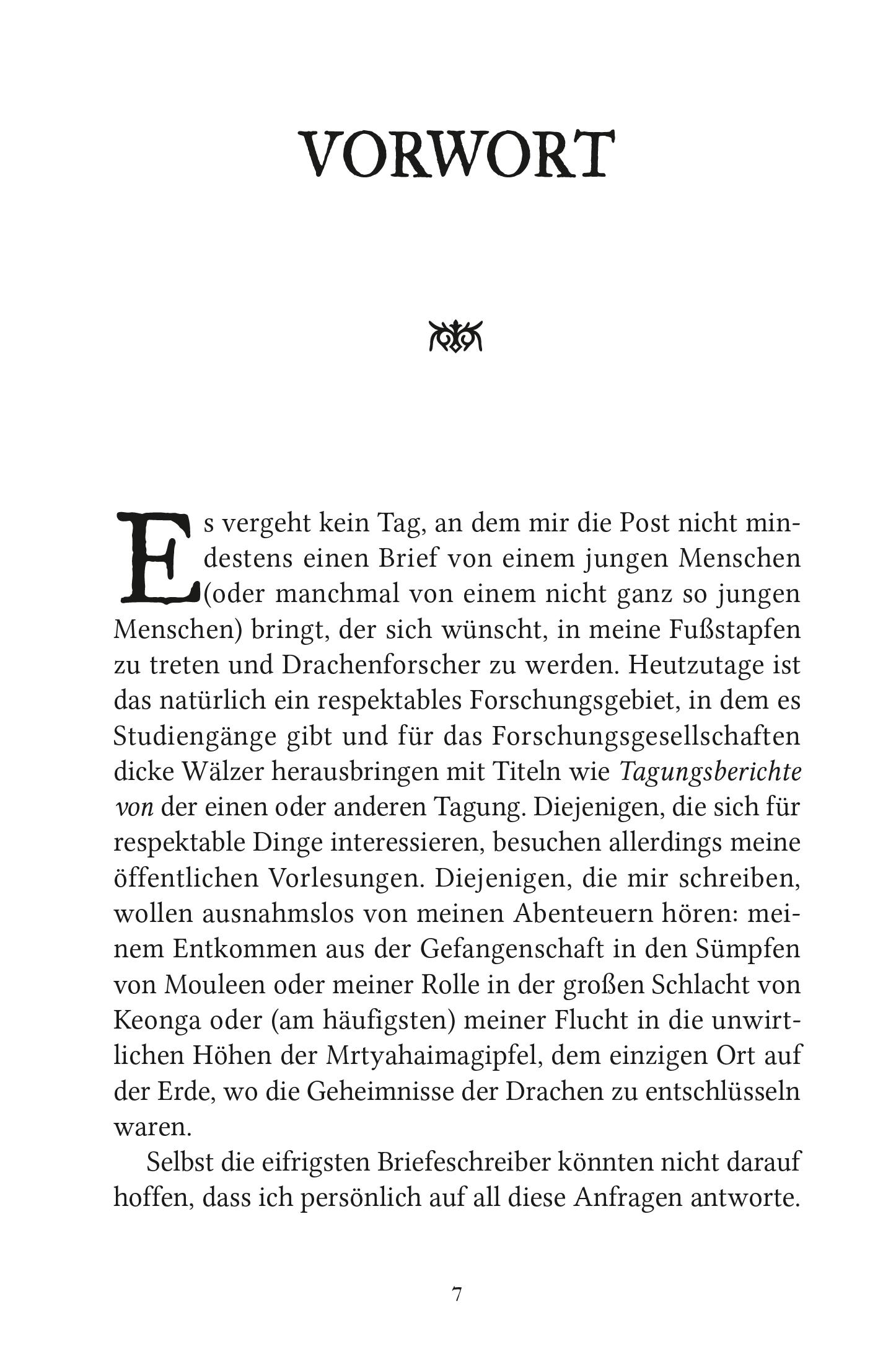 Beispielinhalt (Bild) Lady Trents Memoiren 1