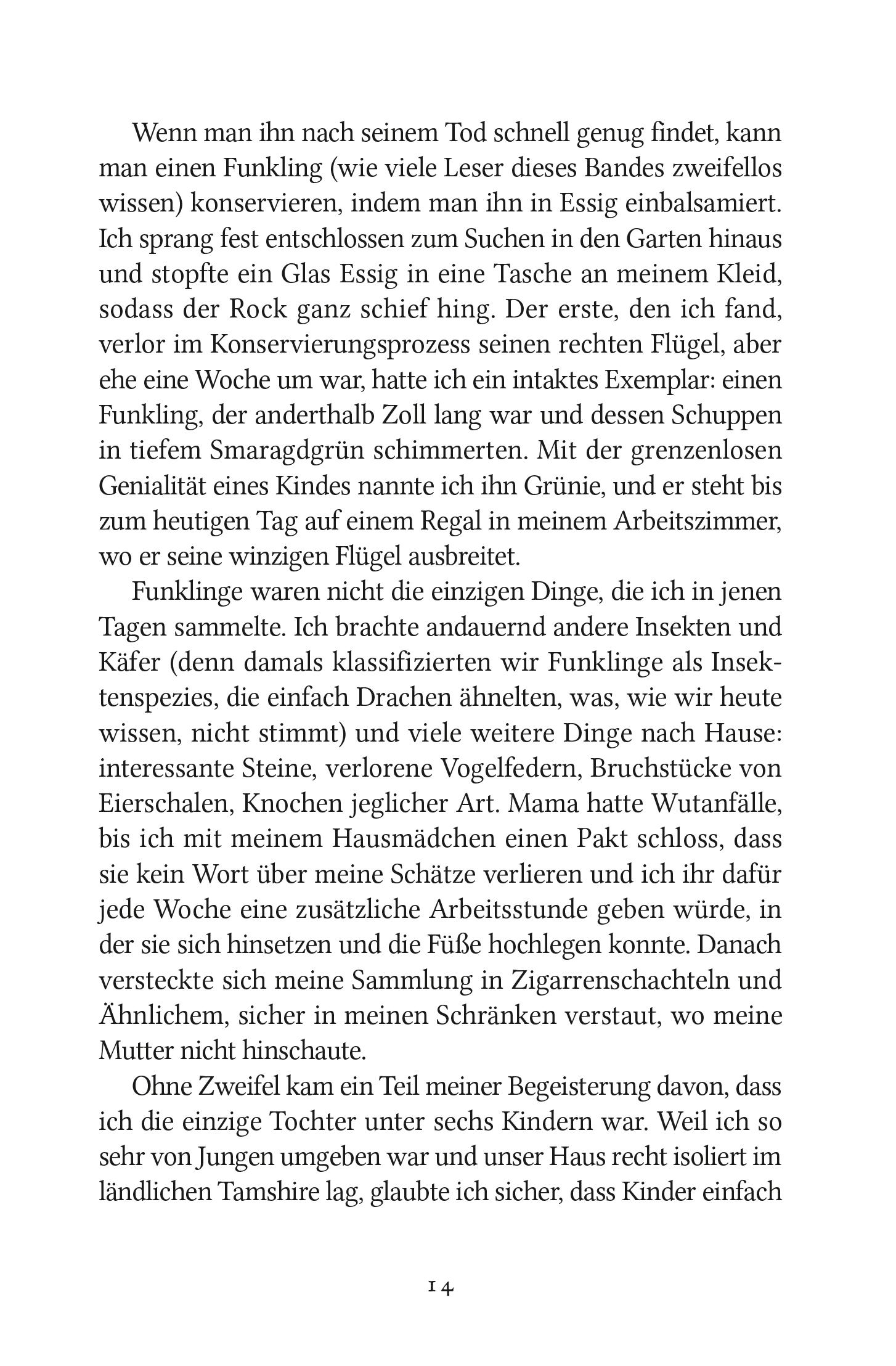 Beispielinhalt (Bild) Lady Trents Memoiren 1