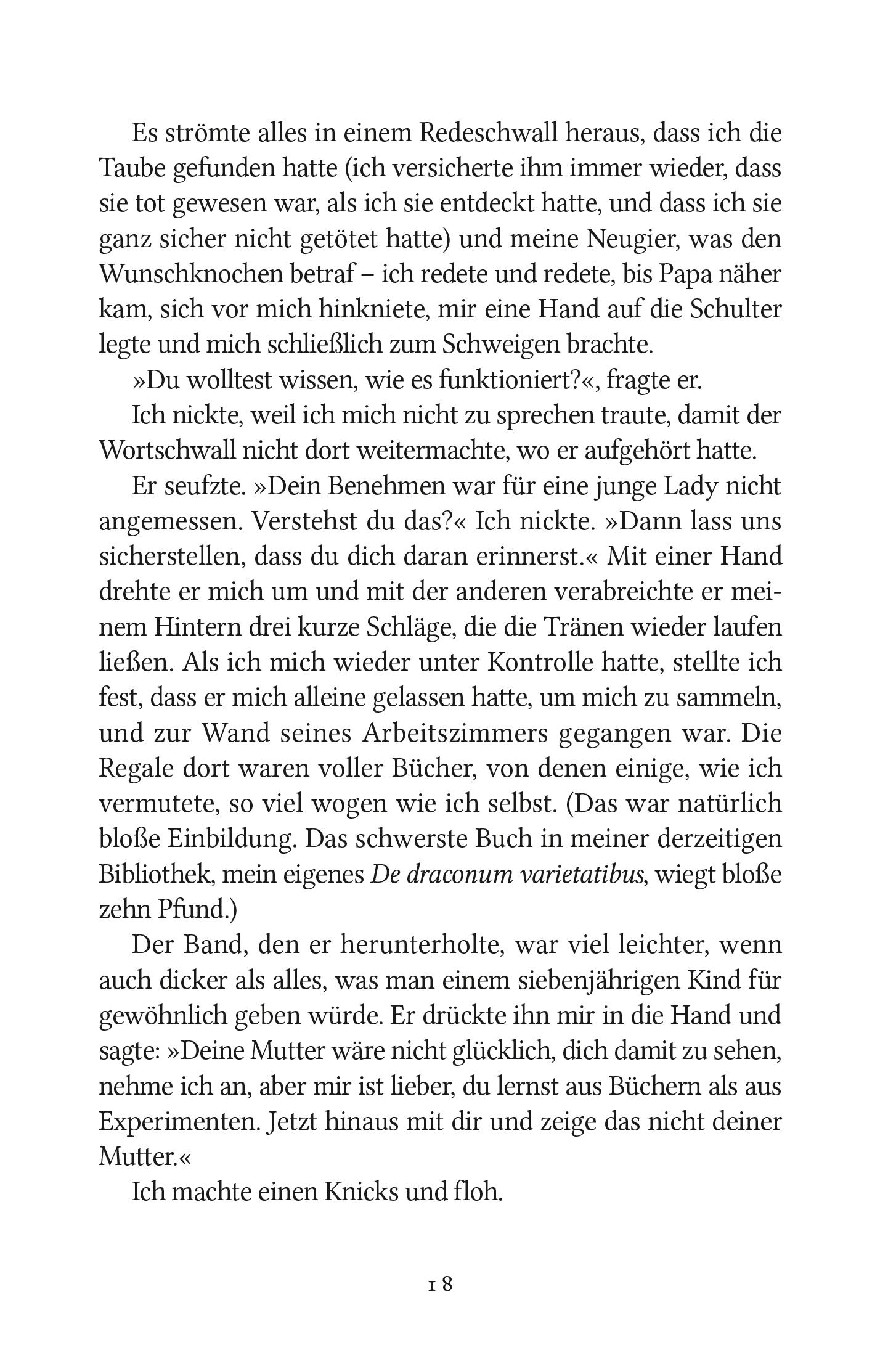 Beispielinhalt (Bild) Lady Trents Memoiren 1