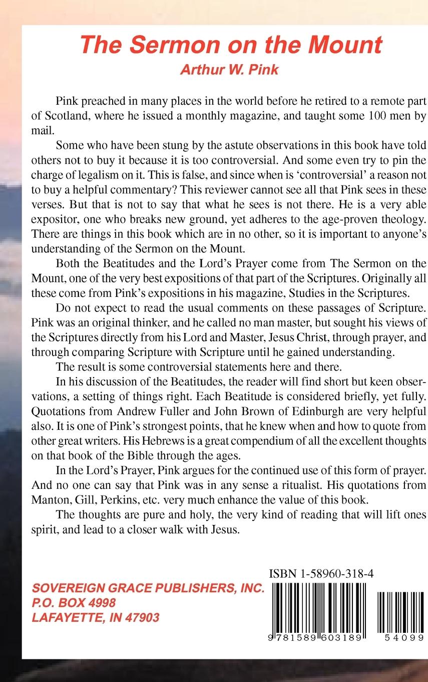 Rückseitencover Sermon on the Mount