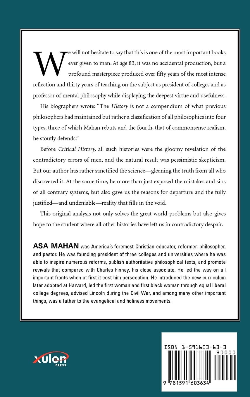 Rückseitencover A Critical History of Philosophy Volume 2