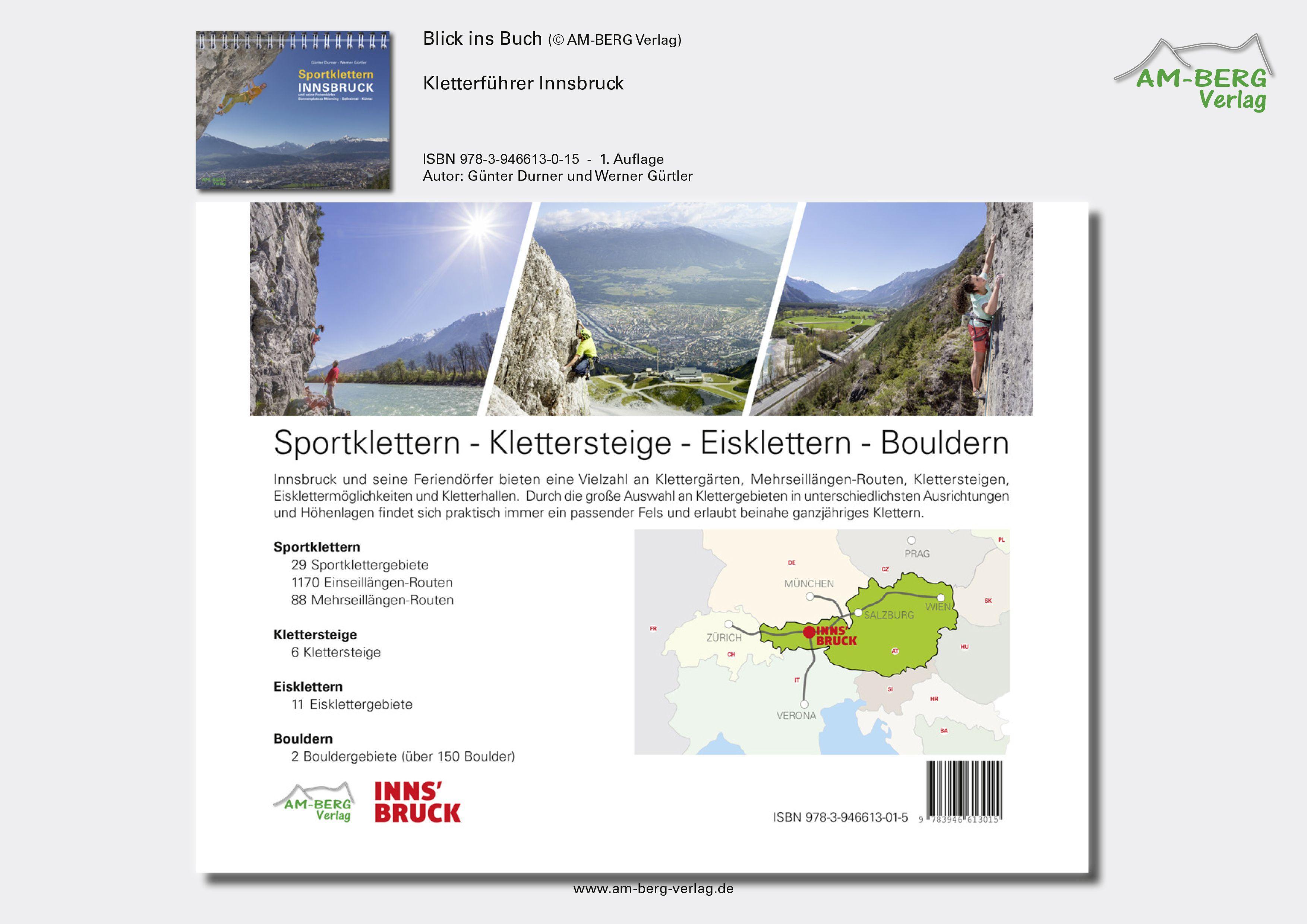 Beispielinhalt (Bild) Sportklettern Innsbruck und seine Feriendörfer