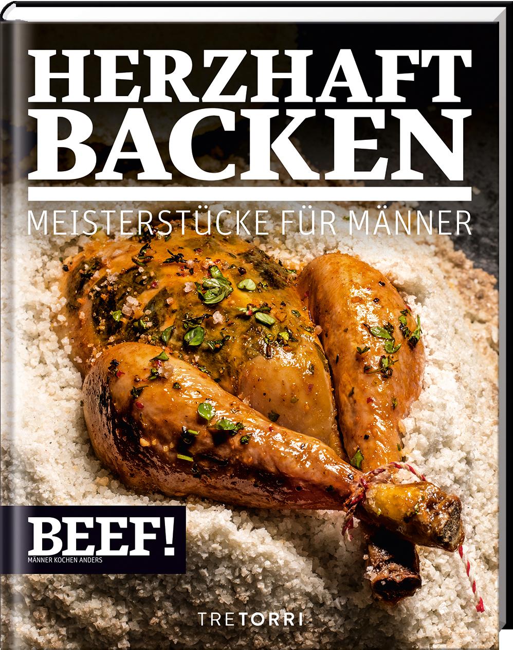 Vorderes Coverbild BEEF! HERZHAFT BACKEN
