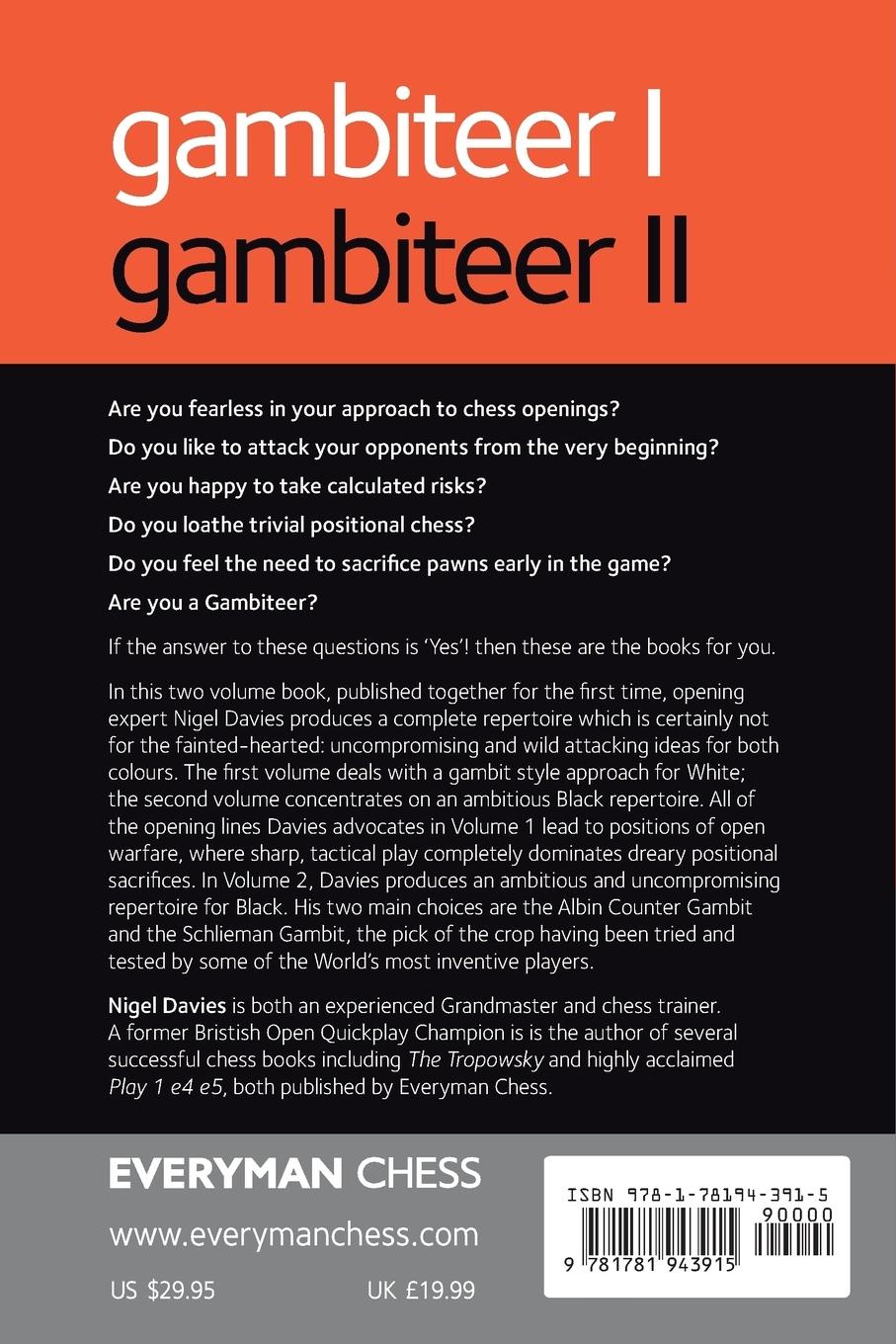 Rückseitencover Gambiteer