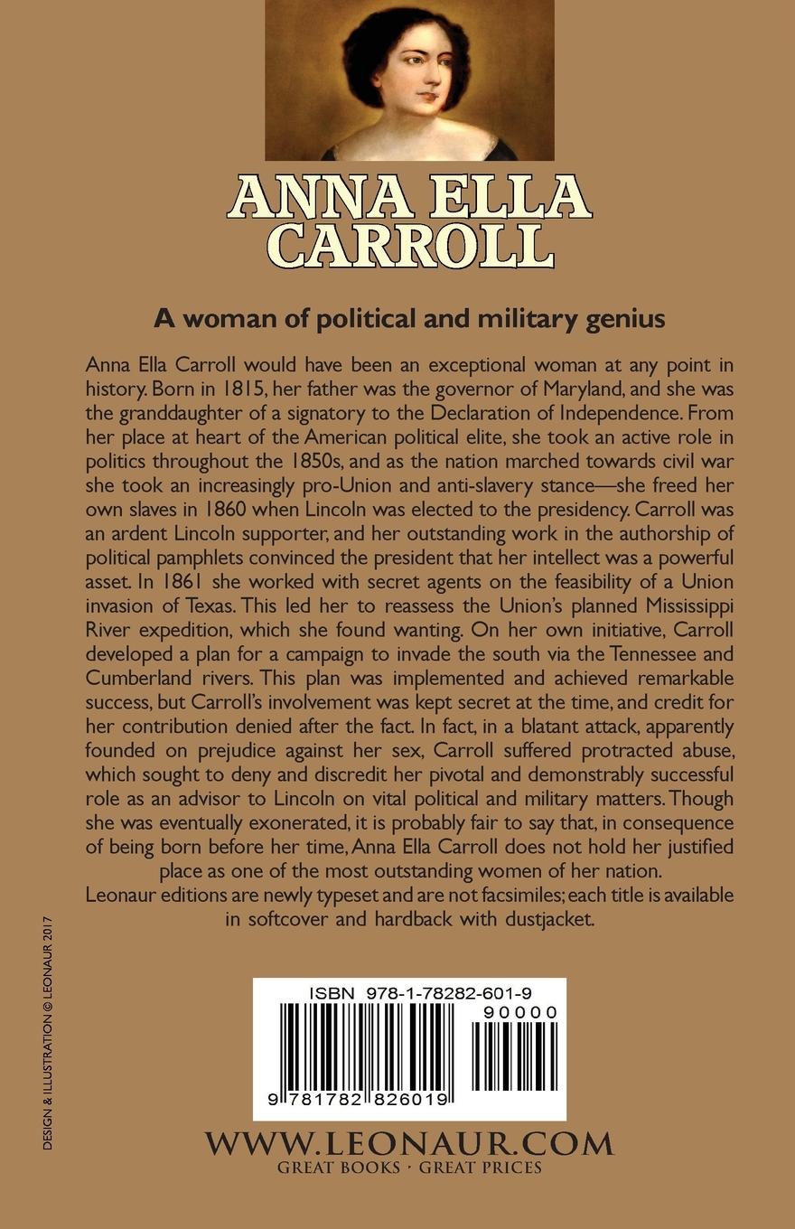 Rückseitencover Anna Ella Carroll