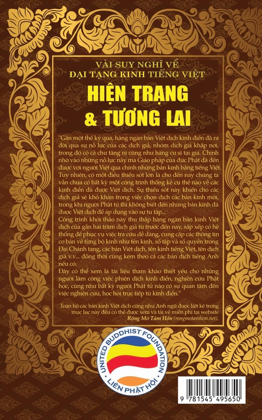 Rückseitencover Vài suy ngh¿ v¿ ¿¿i T¿ng Kinh Ti¿ng Vi¿t - Hi¿n tr¿ng và T¿¿ng lai