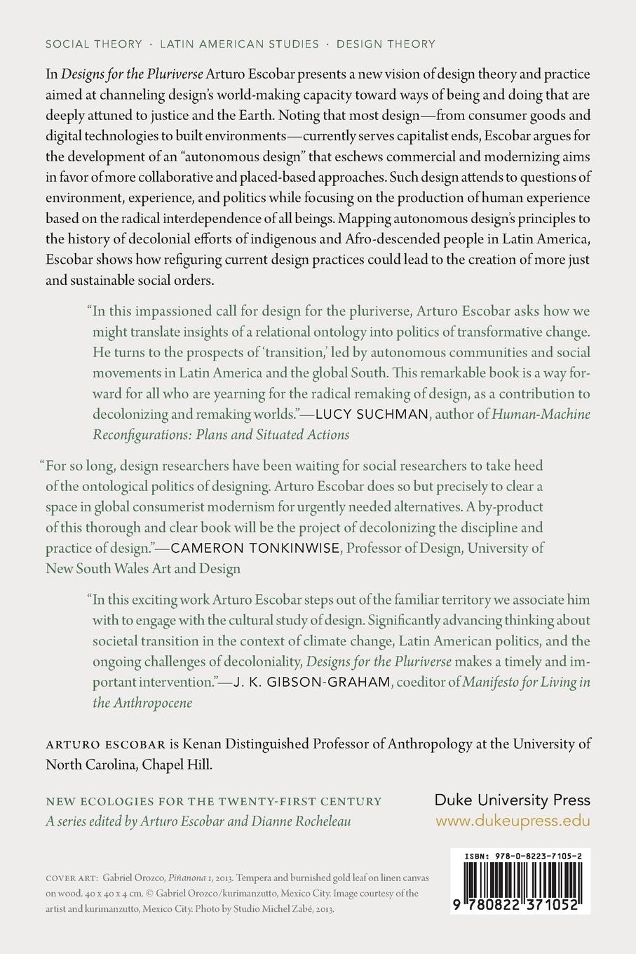 Rückseitencover Designs for the Pluriverse