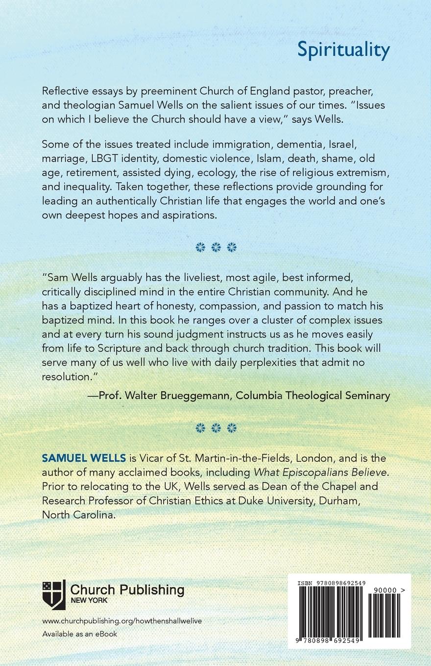 Rückseitencover How Then Shall We Live?