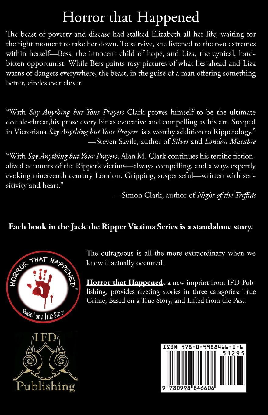 Rückseitencover Say Anything but Your Prayers