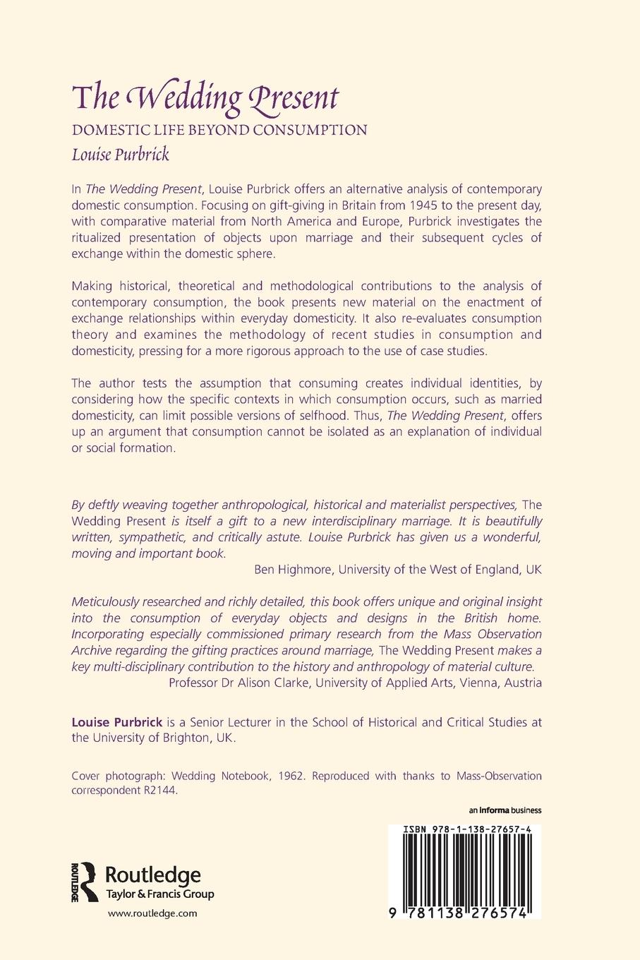 Rückseitencover The Wedding Present