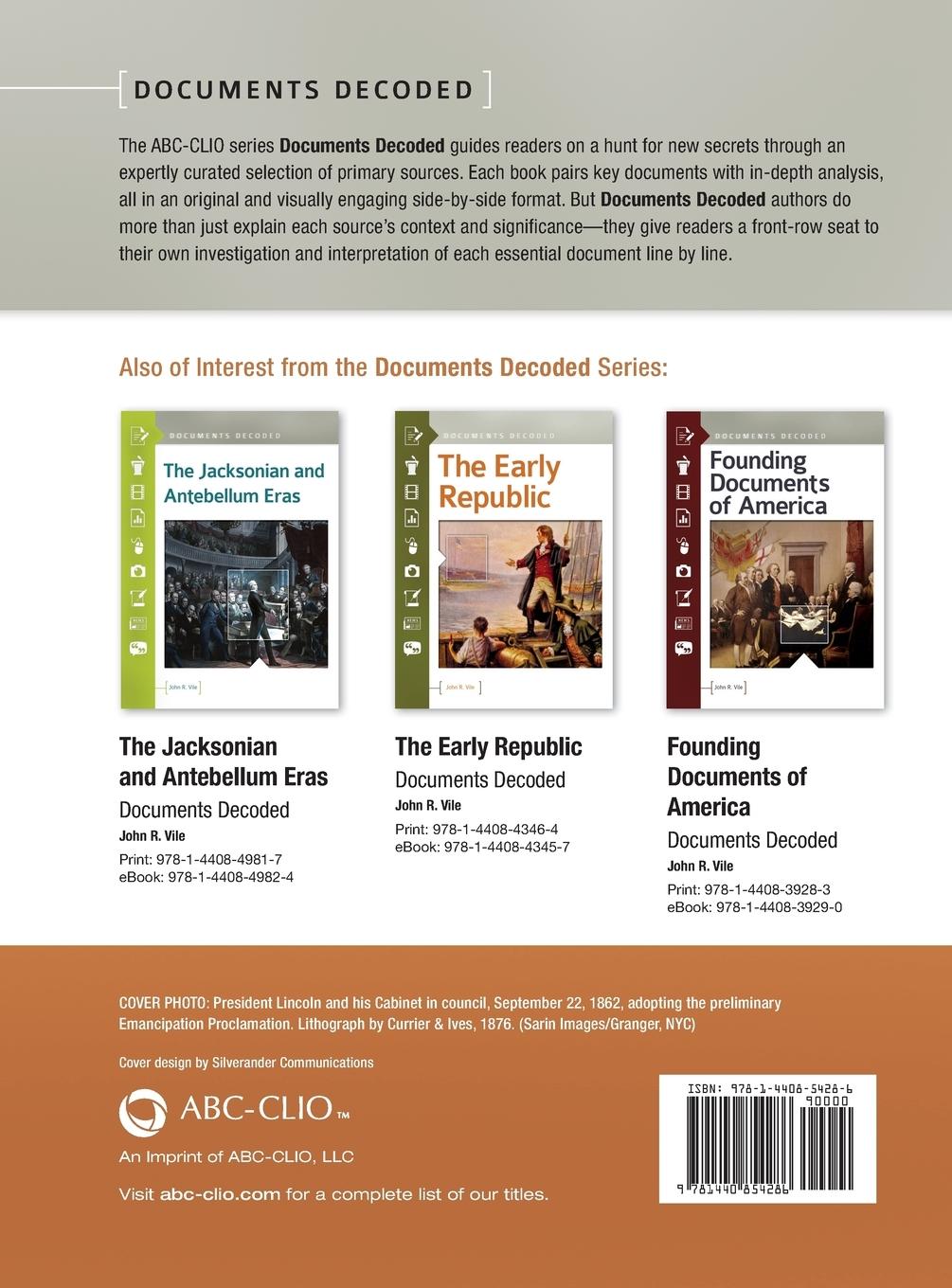 Rückseitencover The Civil War and Reconstruction Eras