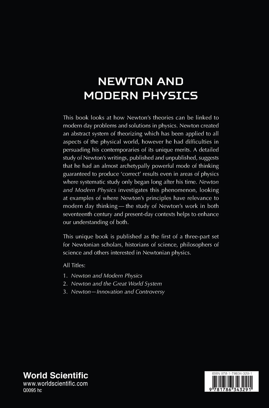 Rückseitencover NEWTON AND MODERN PHYSICS