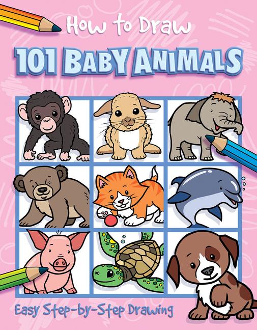 Vorderes Coverbild How to Draw 101 Baby Animals