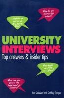 Vorderes Coverbild University Interviews