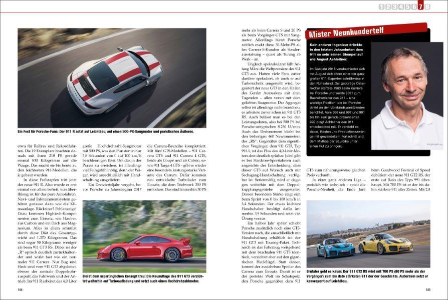 Beispielinhalt (Bild) Das Porsche 911 Buch