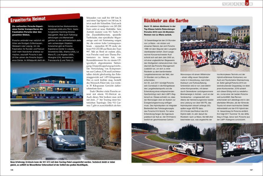 Beispielinhalt (Bild) Das Porsche 911 Buch