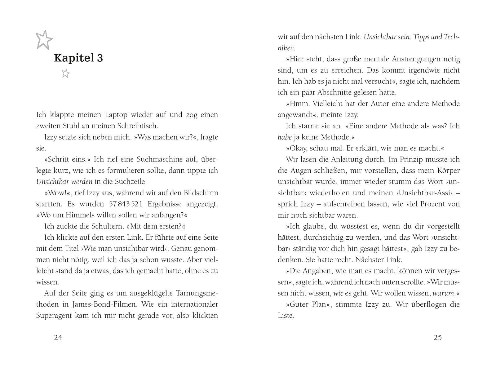 Beispielinhalt (Bild) Plötzlich unsichtbar