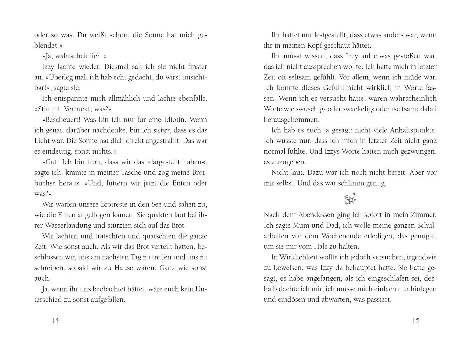 Beispielinhalt (Bild) Plötzlich unsichtbar