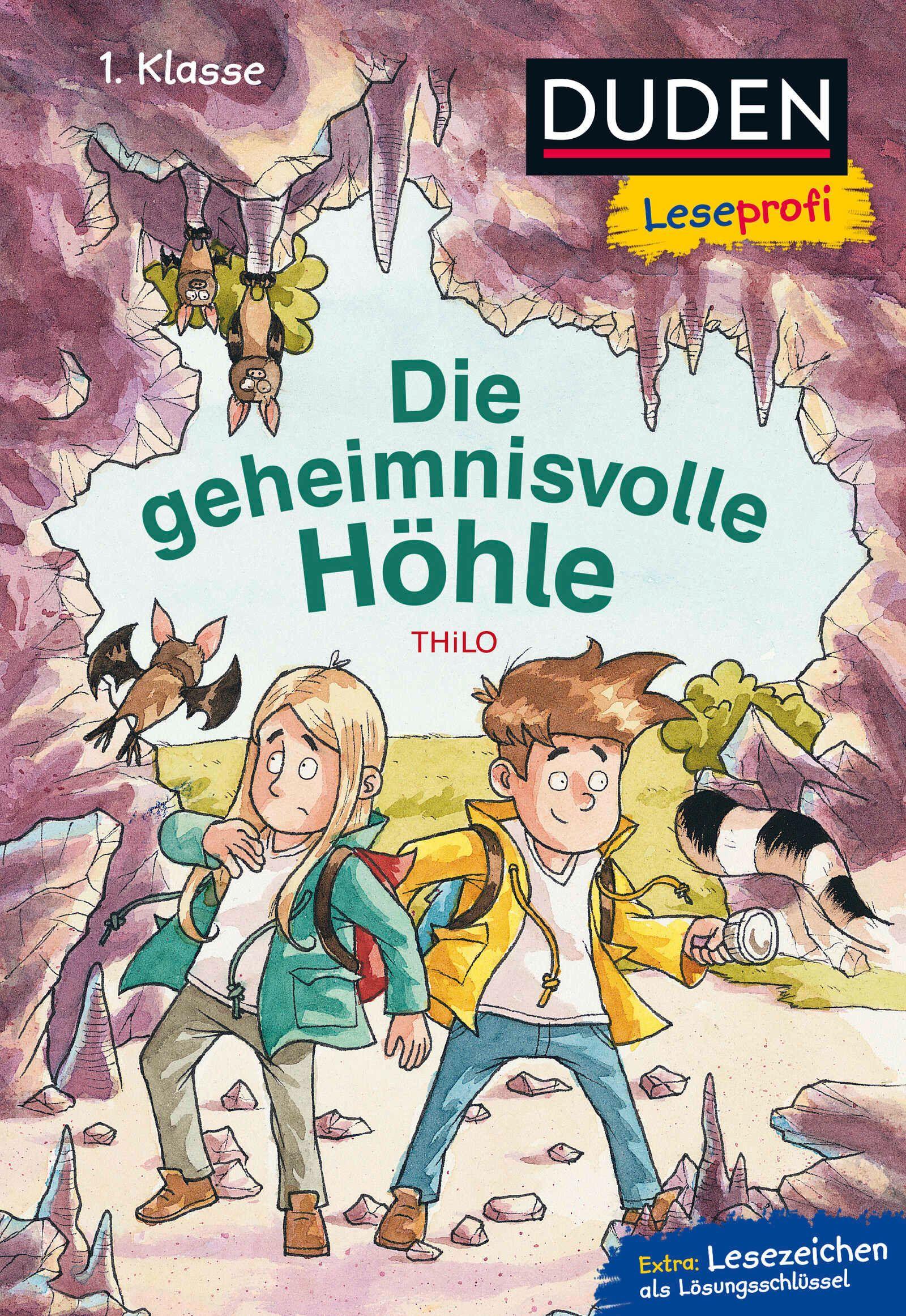 Vorderes Coverbild Duden Leseprofi - Die geheimnisvolle Höhle, 1. Klasse