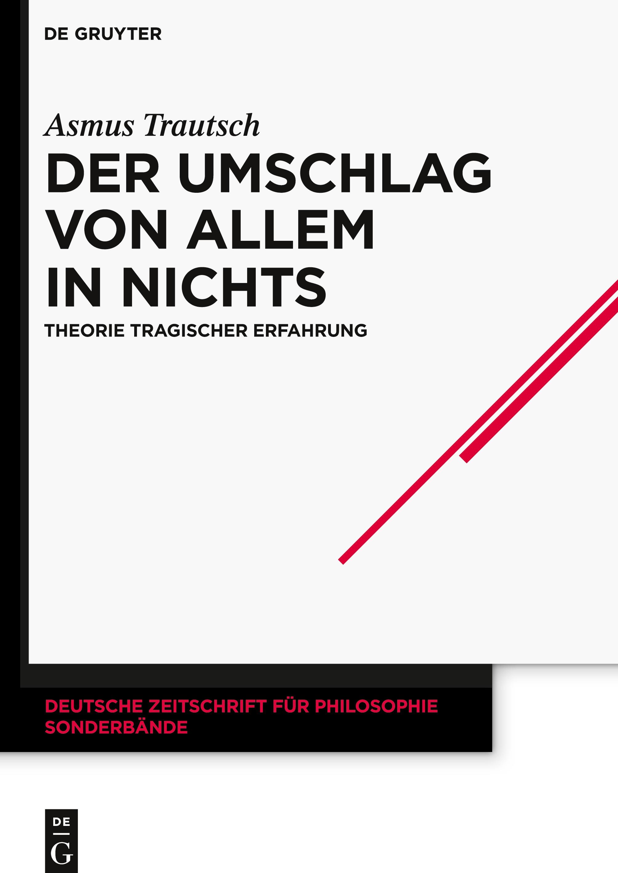 Vorderes Coverbild Der Umschlag von allem in nichts