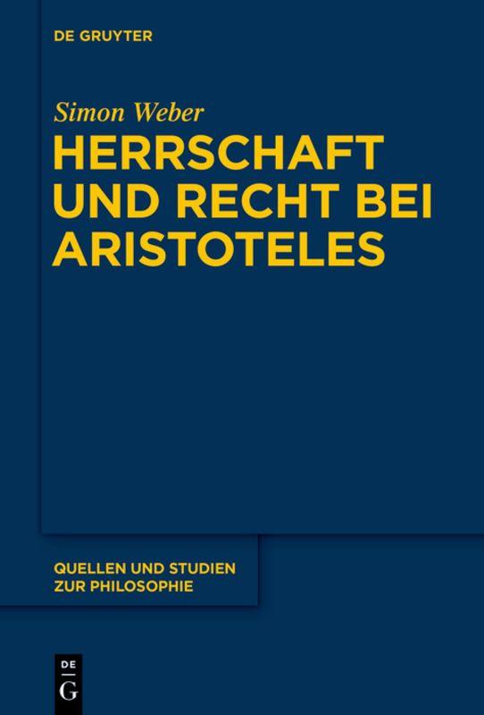 Vorderes Coverbild Herrschaft und Recht bei Aristoteles