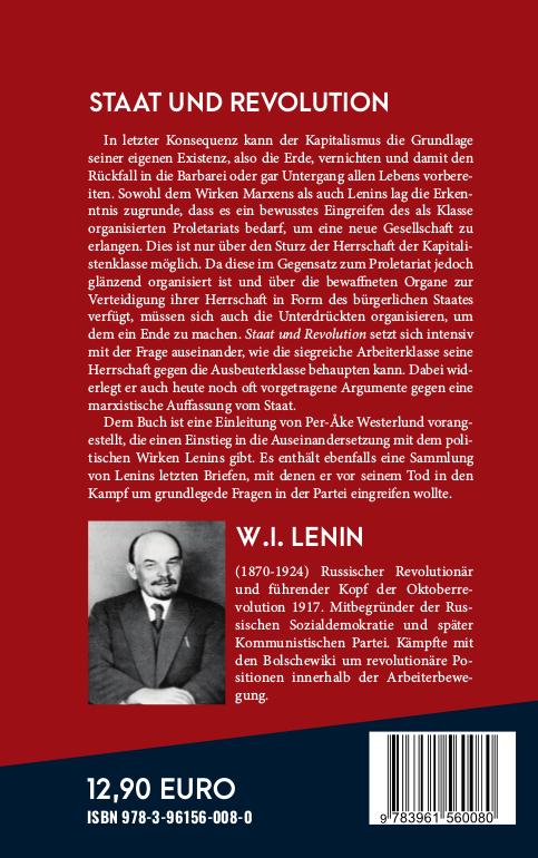 Rückseitencover Staat und Revolution