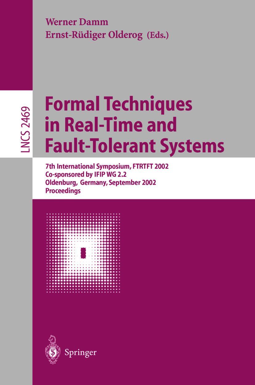 Vorderes Coverbild Formal Techniques in Real-Time and Fault-Tolerant Systems