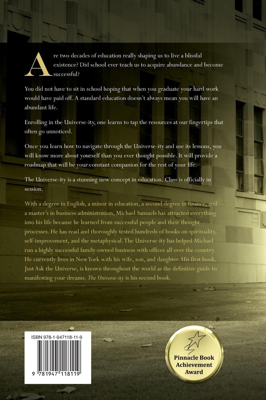 Rückseitencover The Universe-ity