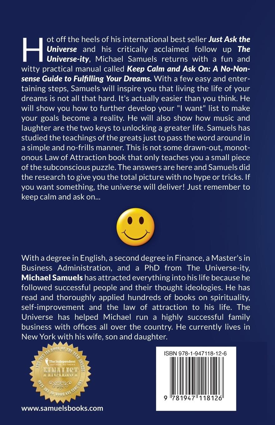 Rückseitencover Keep Calm and Ask On