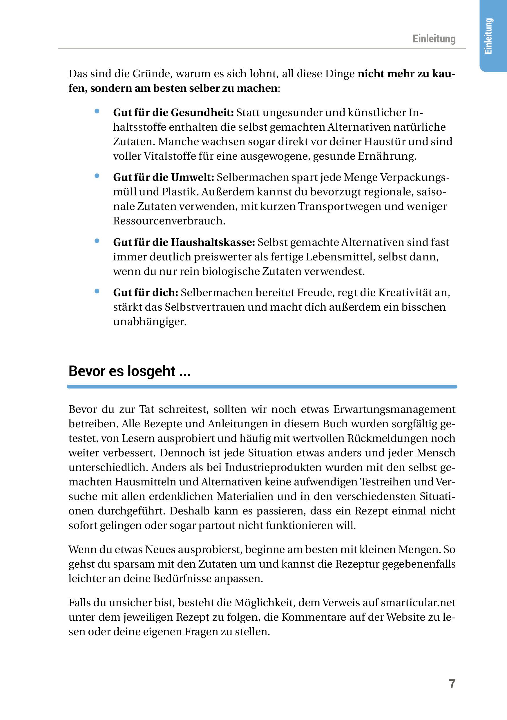Beispielinhalt (Bild) Selber machen statt kaufen - Küche - 2. Auflage, aktualisierte, erweiterte Ausgabe