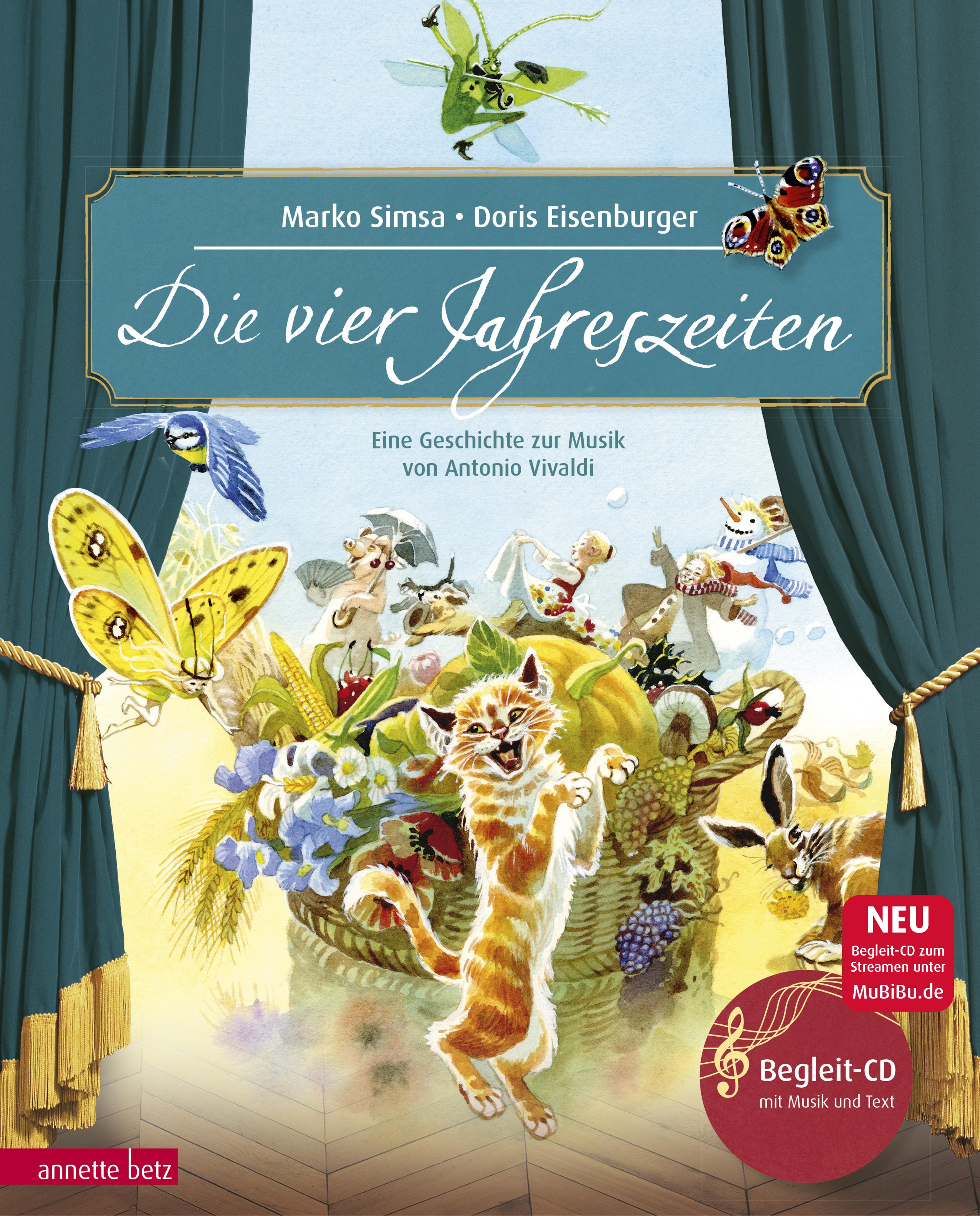 Vorderes Coverbild Die vier Jahreszeiten. Mit CD