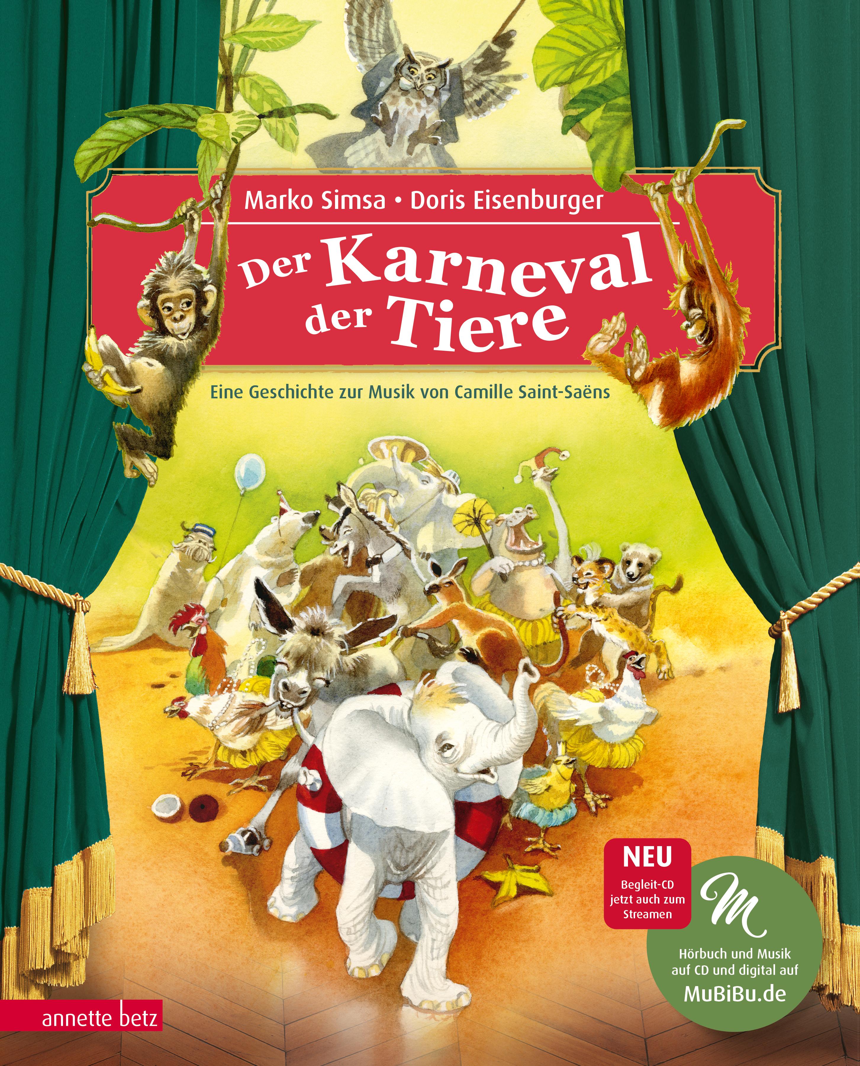 Vorderes Coverbild Der Karneval der Tiere. Mit CD