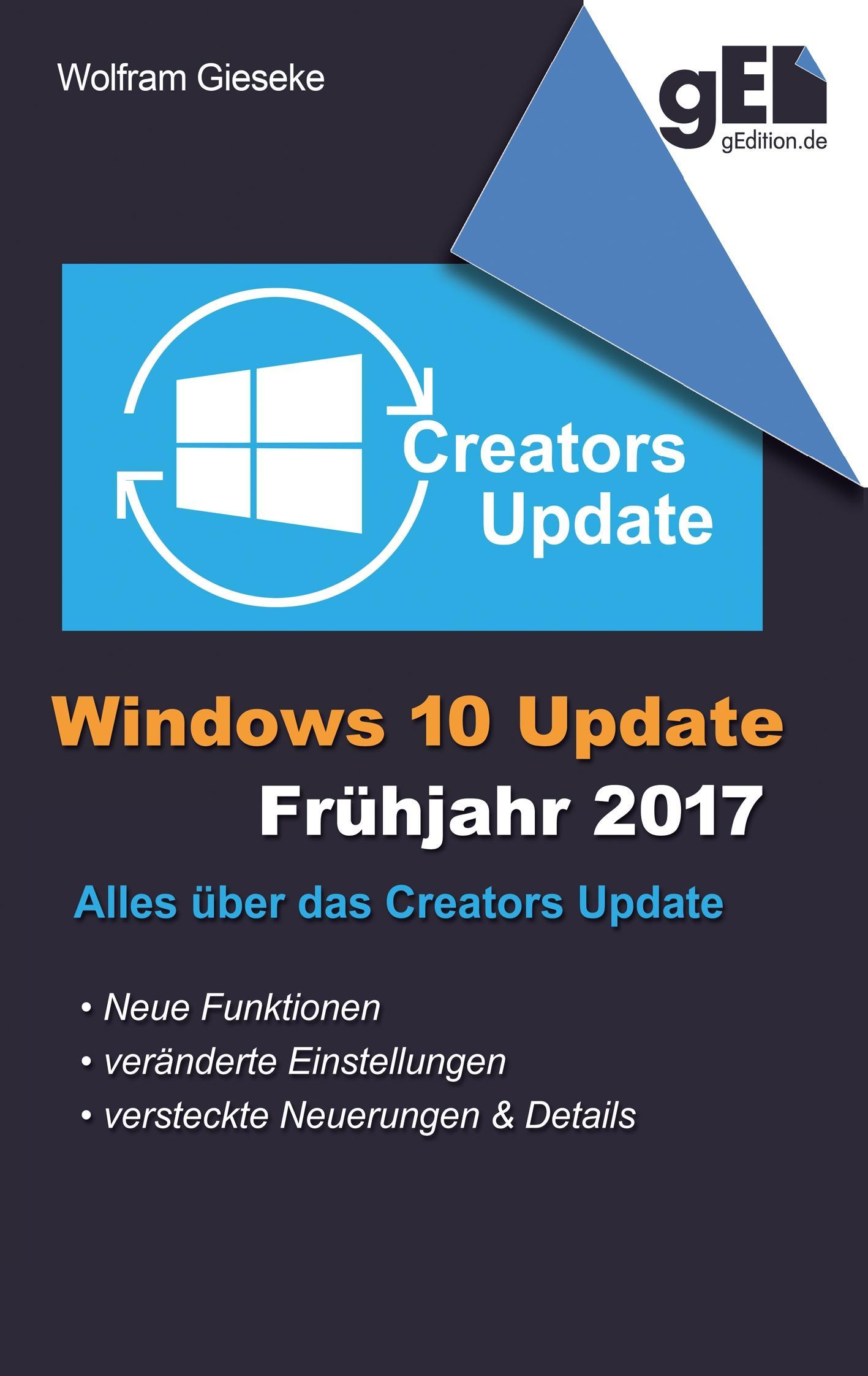 Vorderes Coverbild Windows 10 Update - Frühjahr 2017