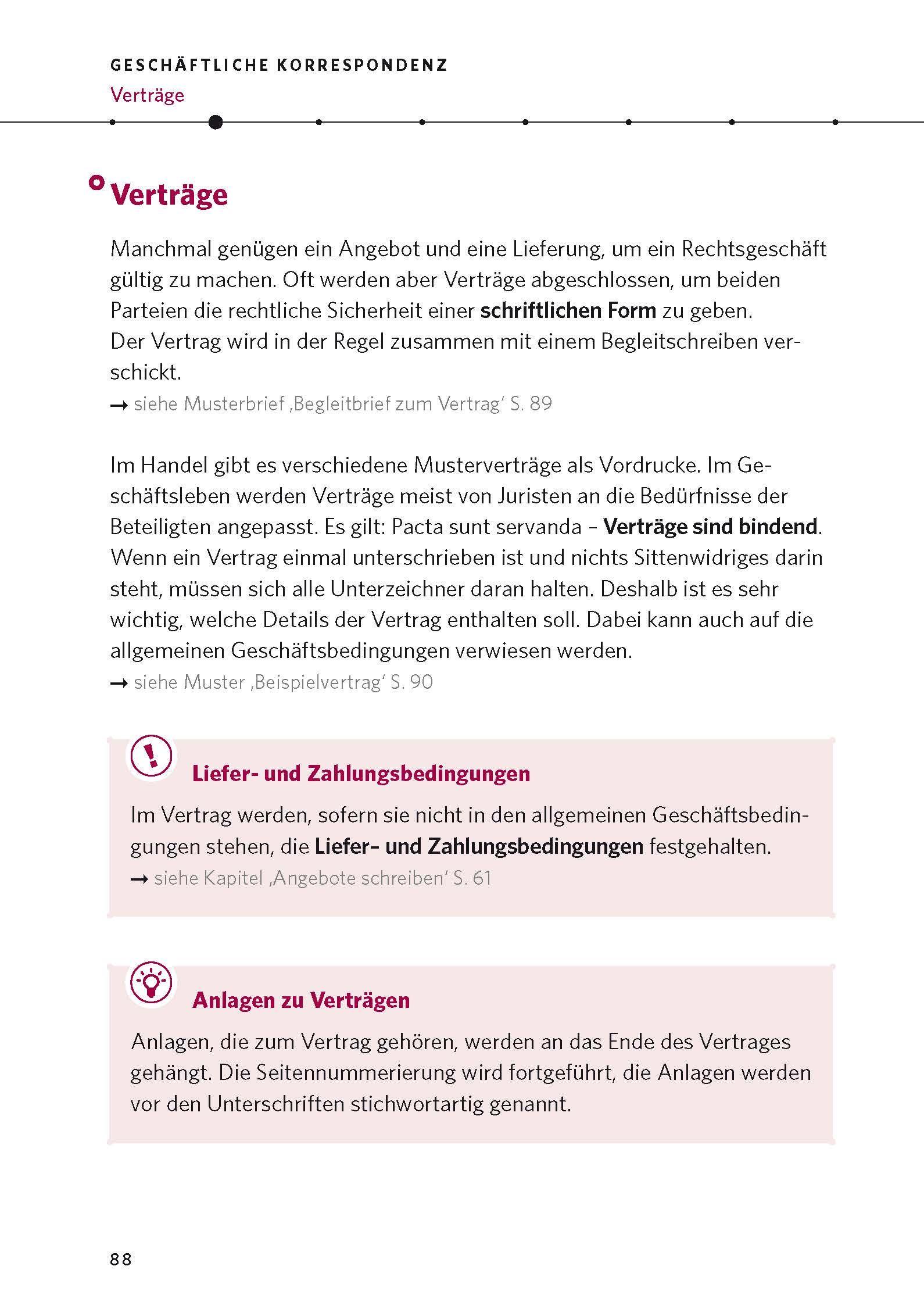 Beispielinhalt (Bild) PONS Briefe, E-Mails & Bewerbungen