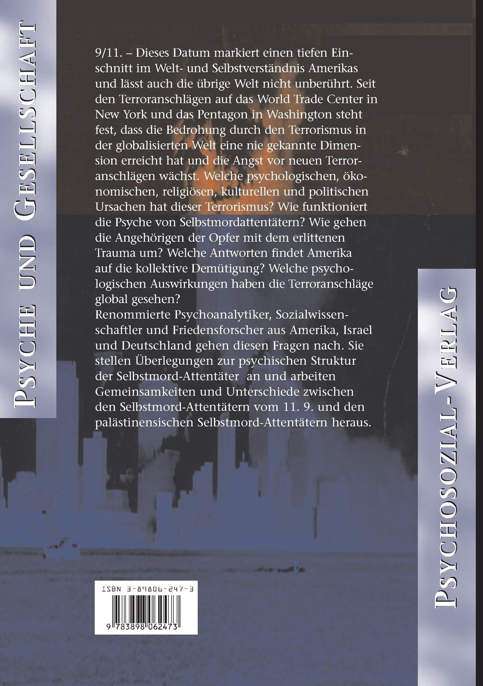 Rückseitencover Der 11. September