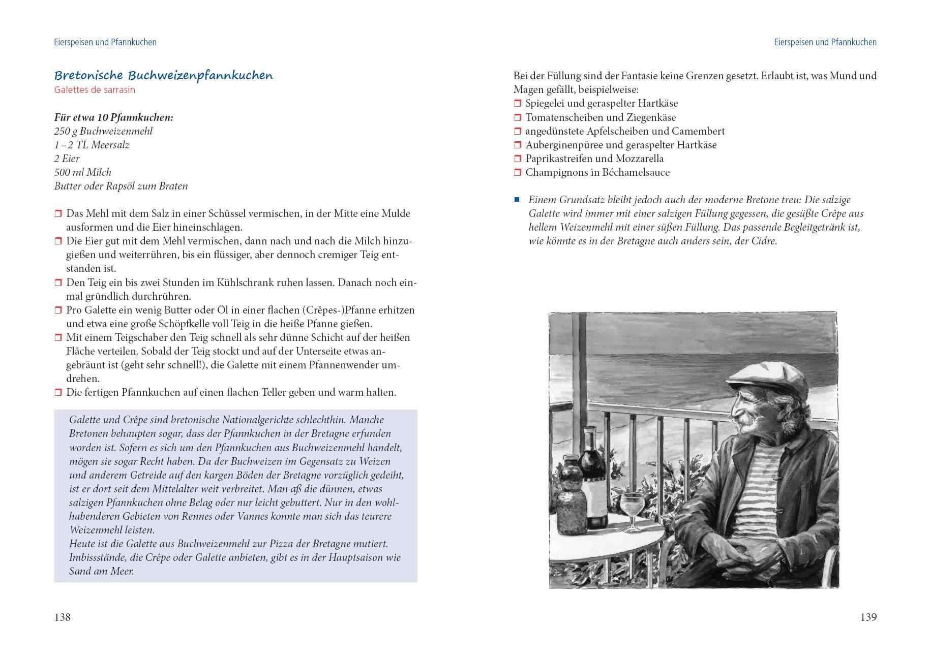 Beispielinhalt (Bild) Französisch vegetarisch