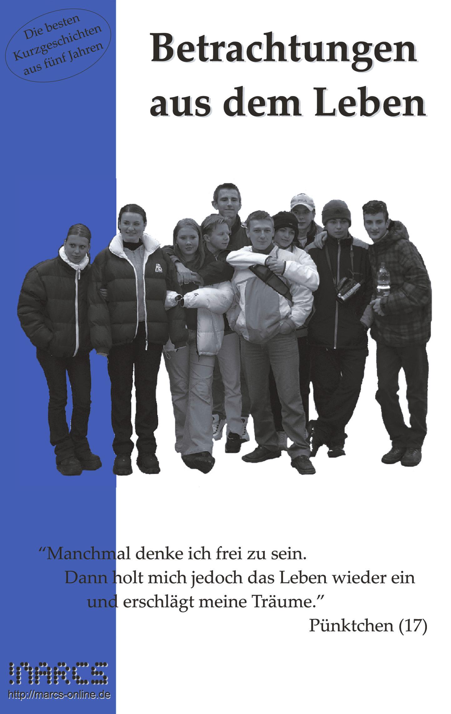 Vorderes Coverbild Betrachtungen aus dem Leben