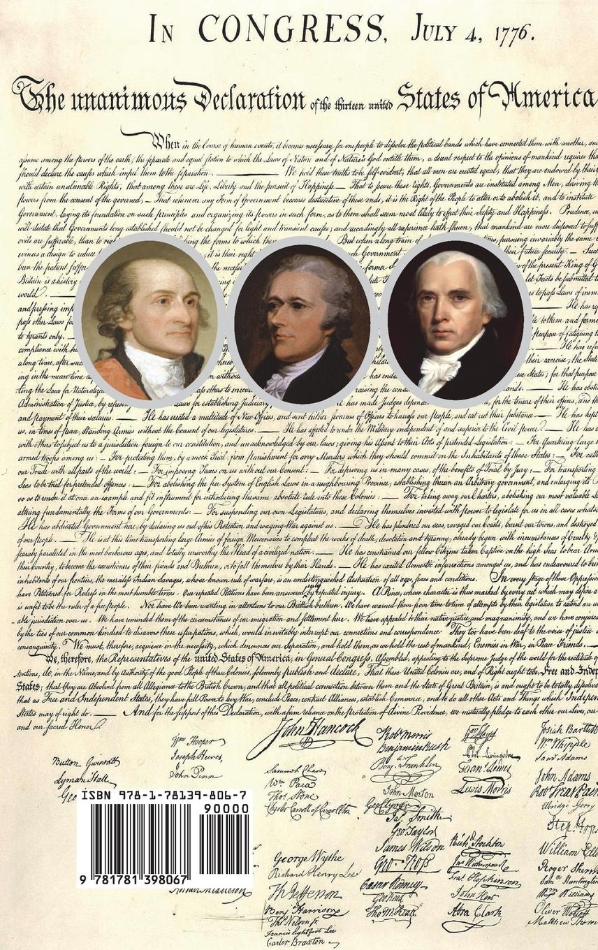 Rückseitencover The Federalist Papers, Including the Constitution of the United States