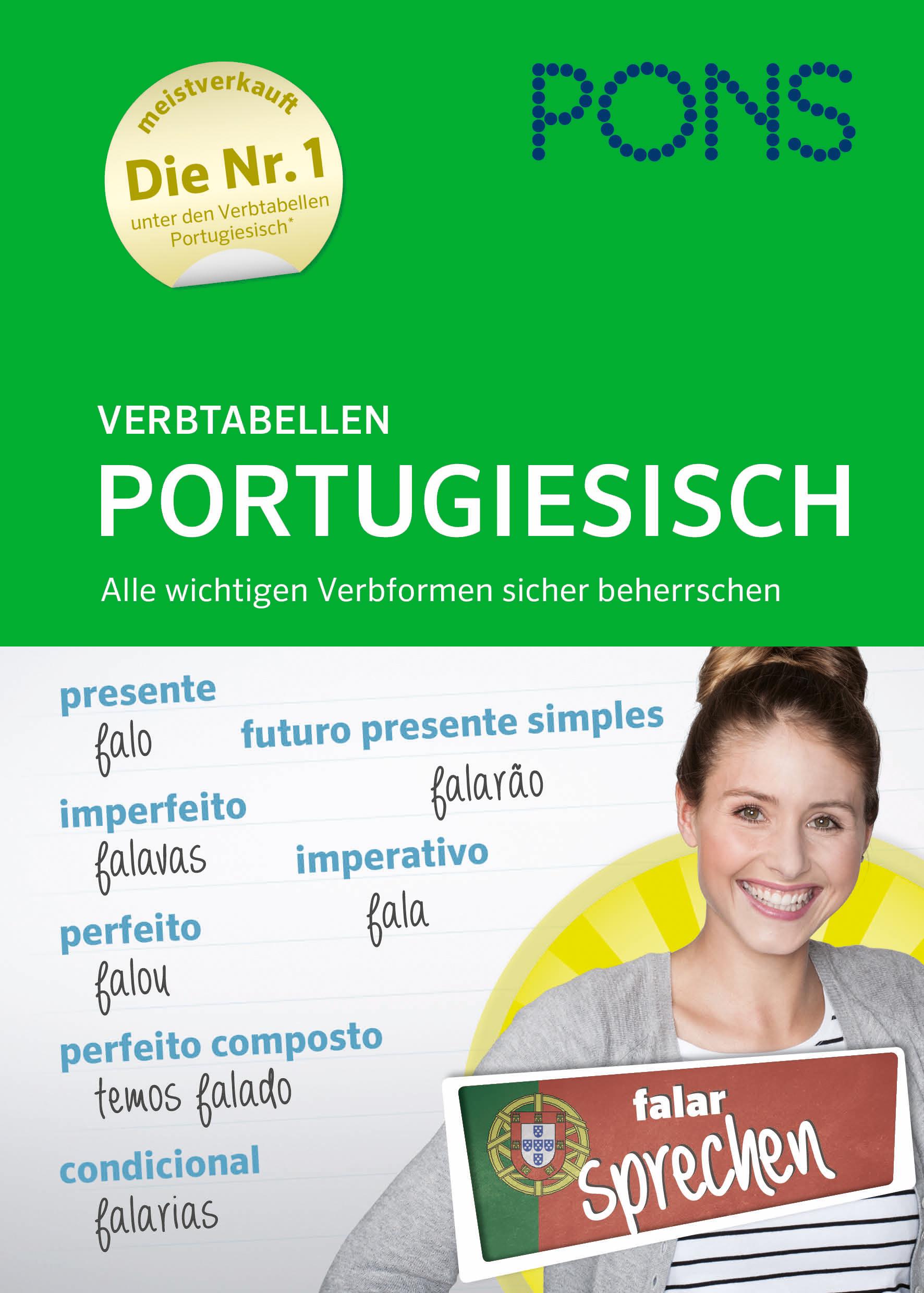Vorderes Coverbild PONS Verbtabellen Portugiesisch