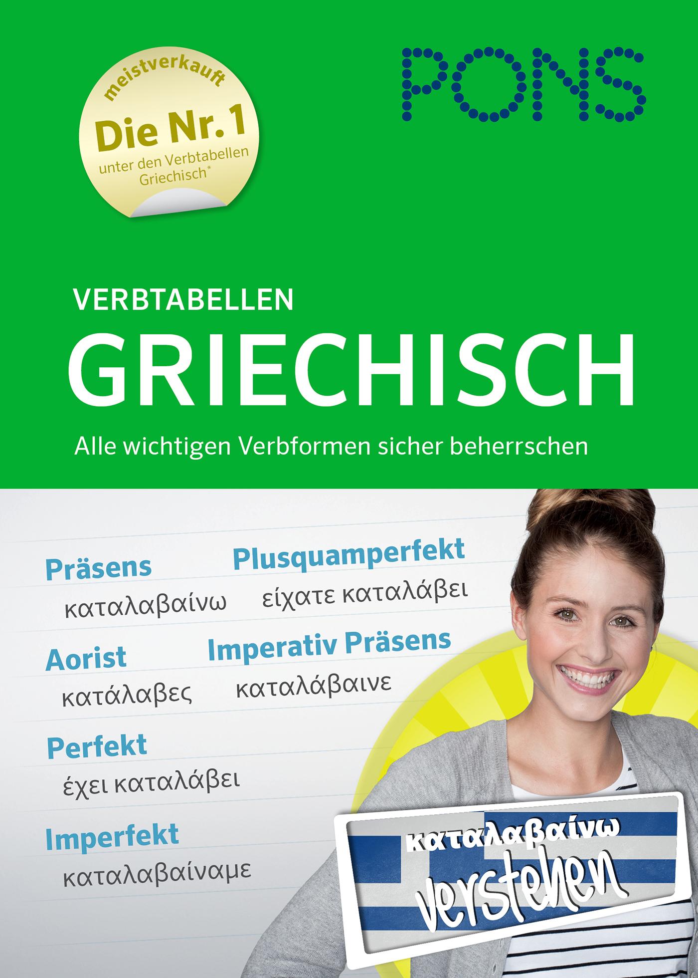 Vorderes Coverbild PONS Verbtabellen Griechisch